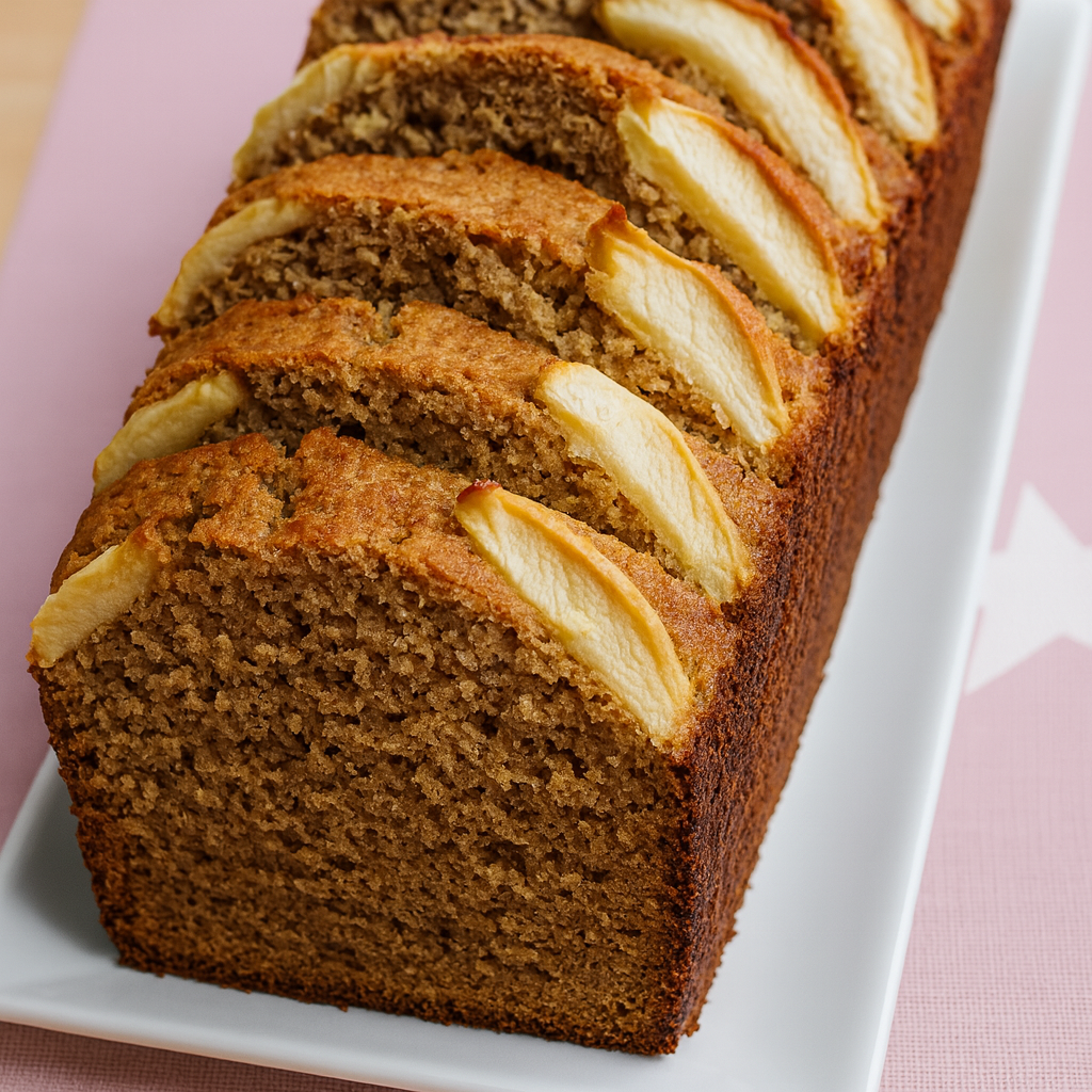Bizcocho integral de manzana sin azúcar