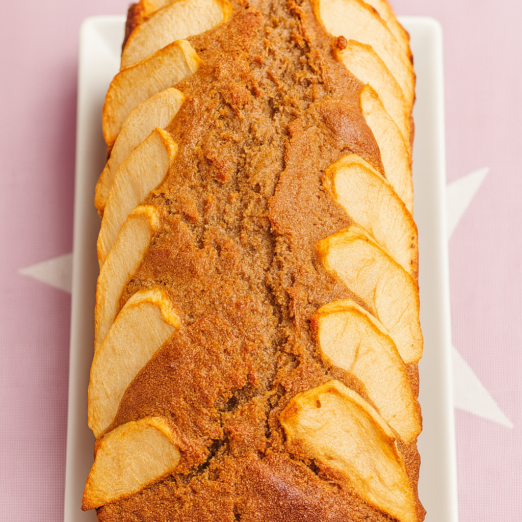 Bizcocho integral de manzana sin azúcar