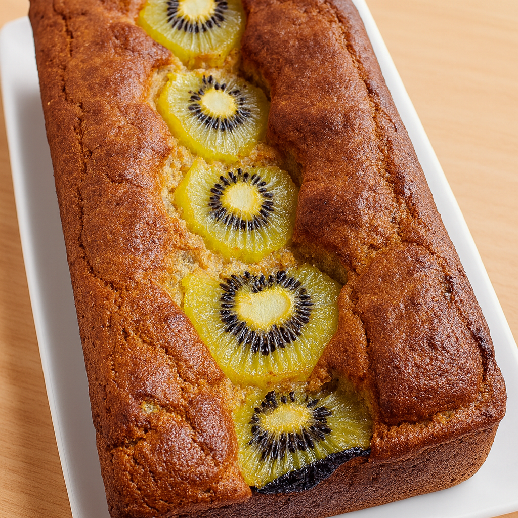 Bizcocho integral de kiwi