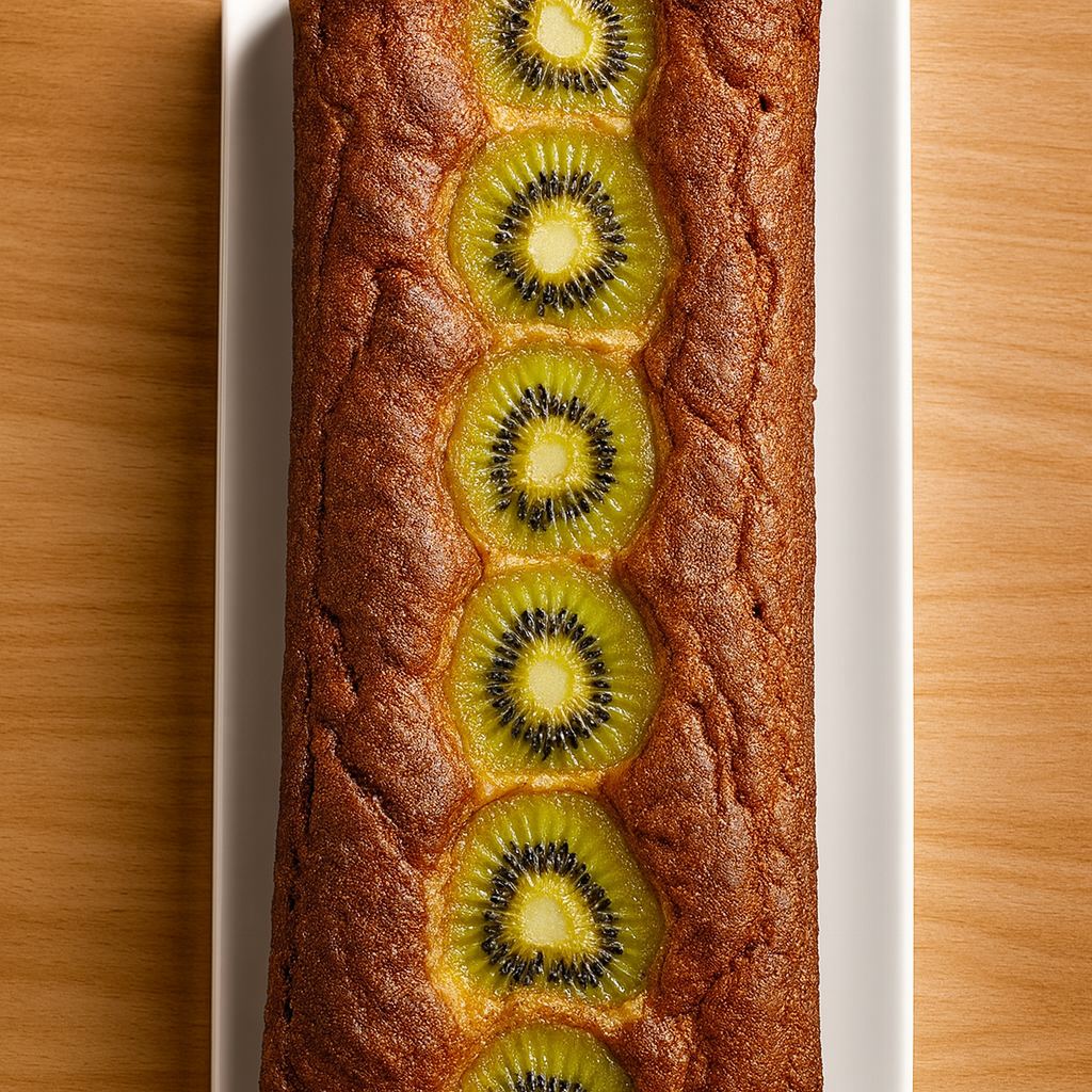 Bizcocho integral de kiwi