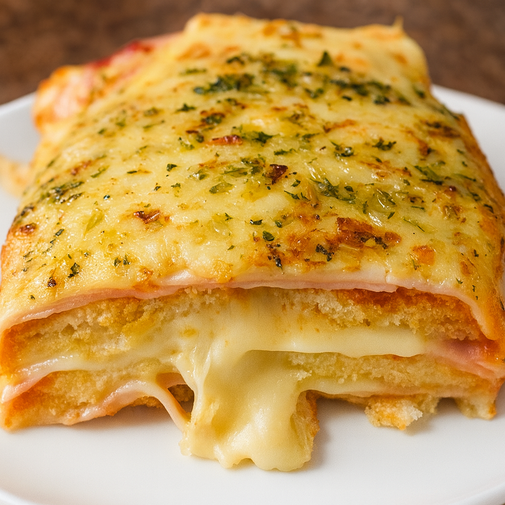 Lasaña de pan de molde