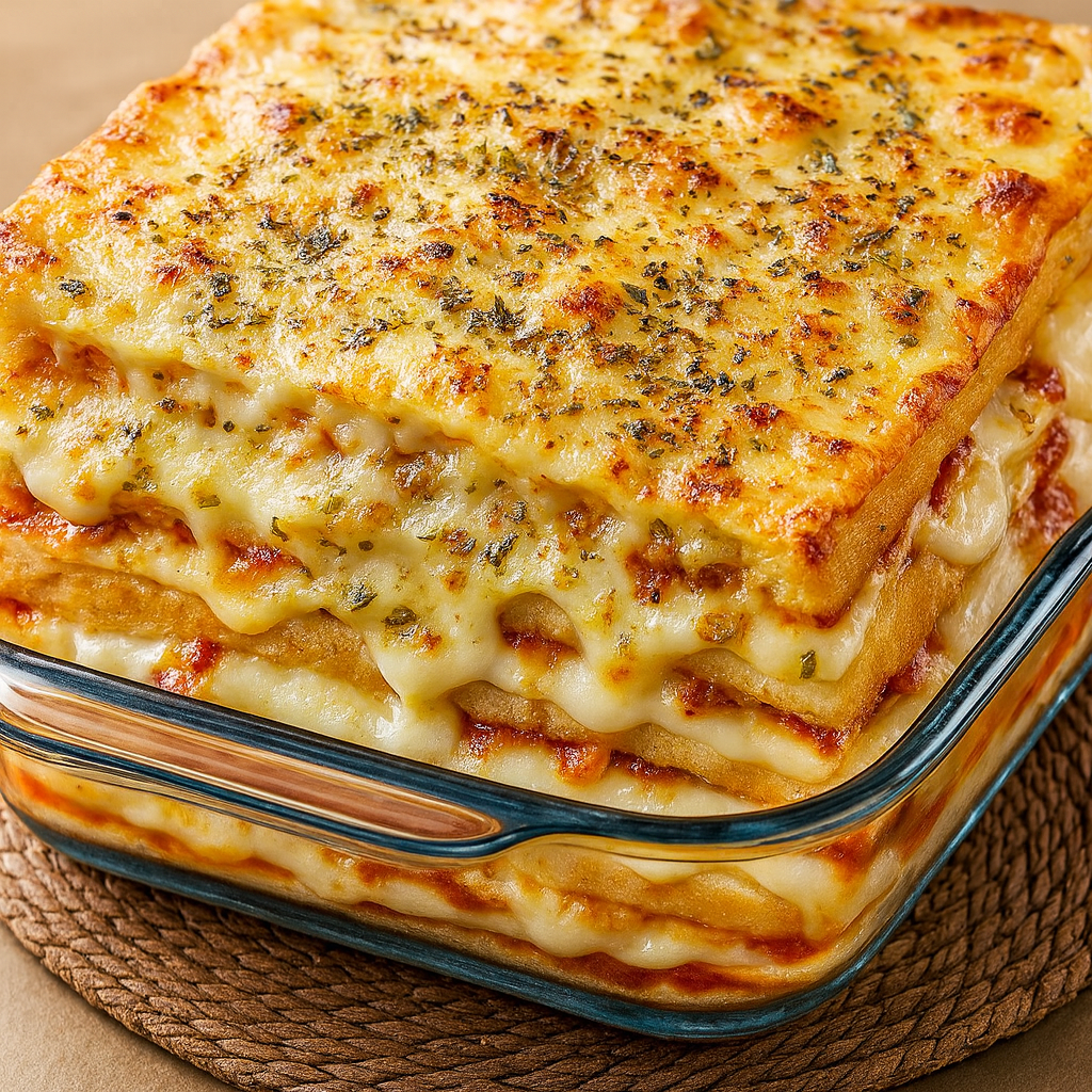 Lasaña de pan de molde