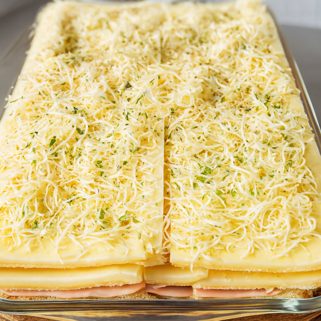 Lasaña de pan de molde