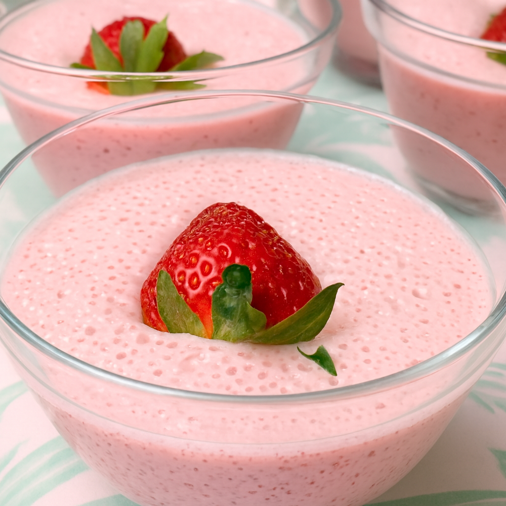 Mousse de fresas light