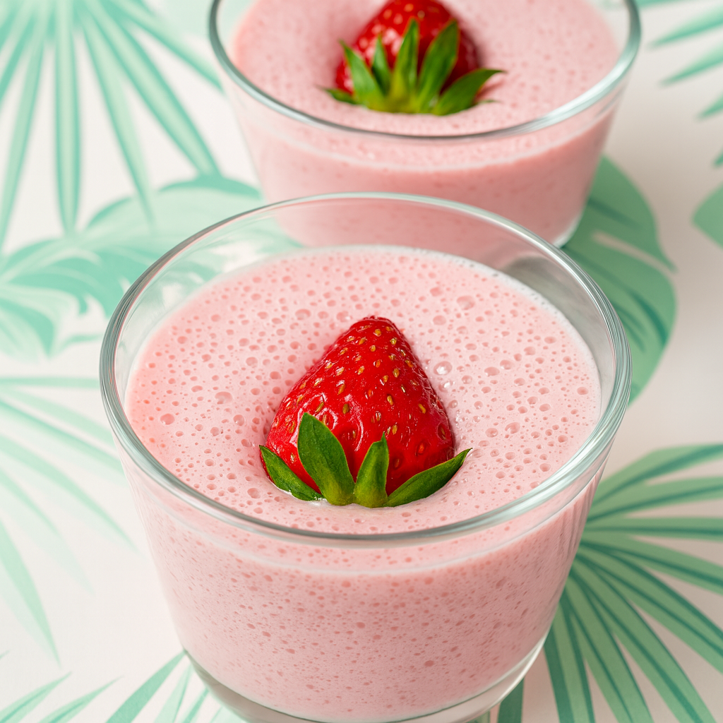 Mousse de fresas light