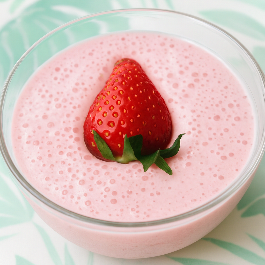 Mousse de fresas light