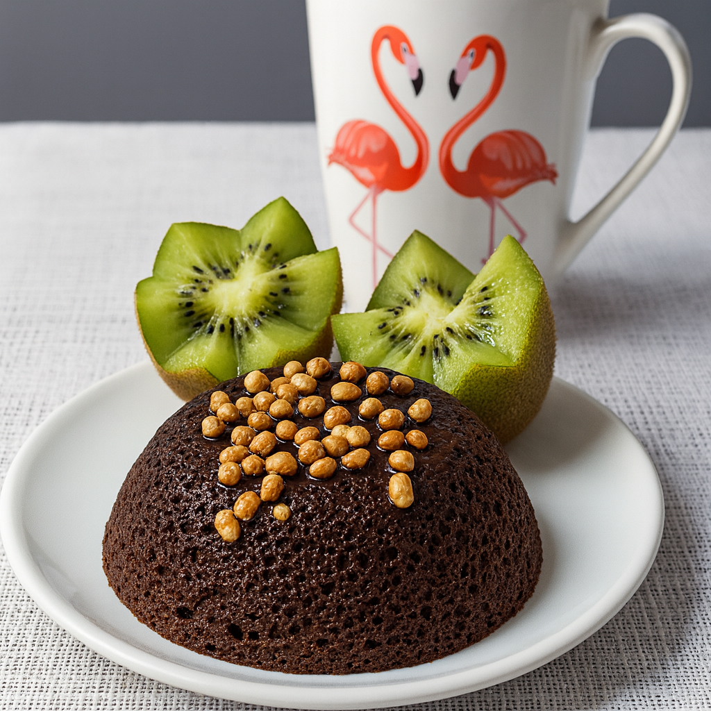 Mug cake de chocolate y café al micro