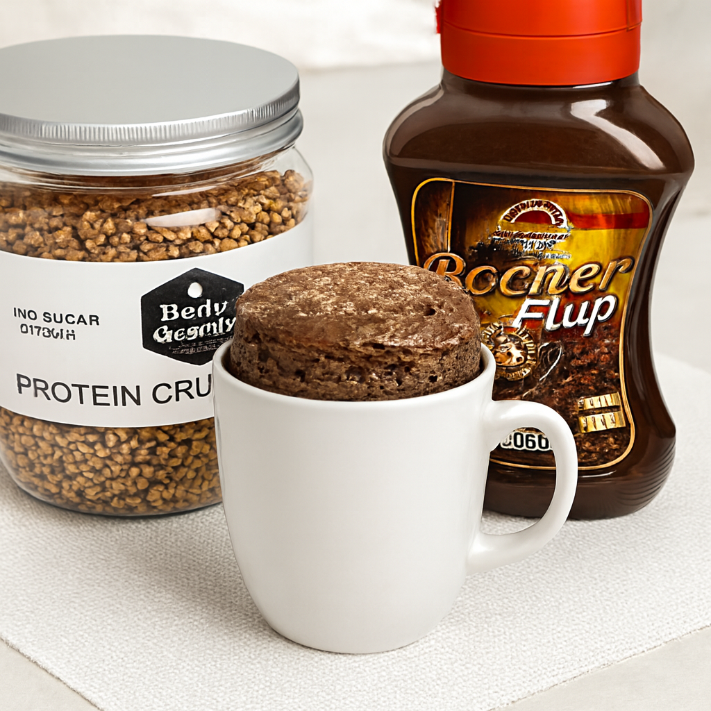 Mug cake de chocolate y café al micro