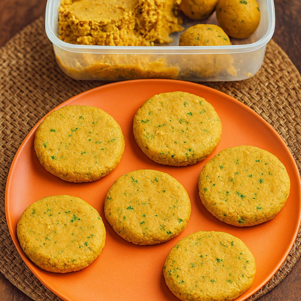 Hamburguesas veganas de garbanzos y menta