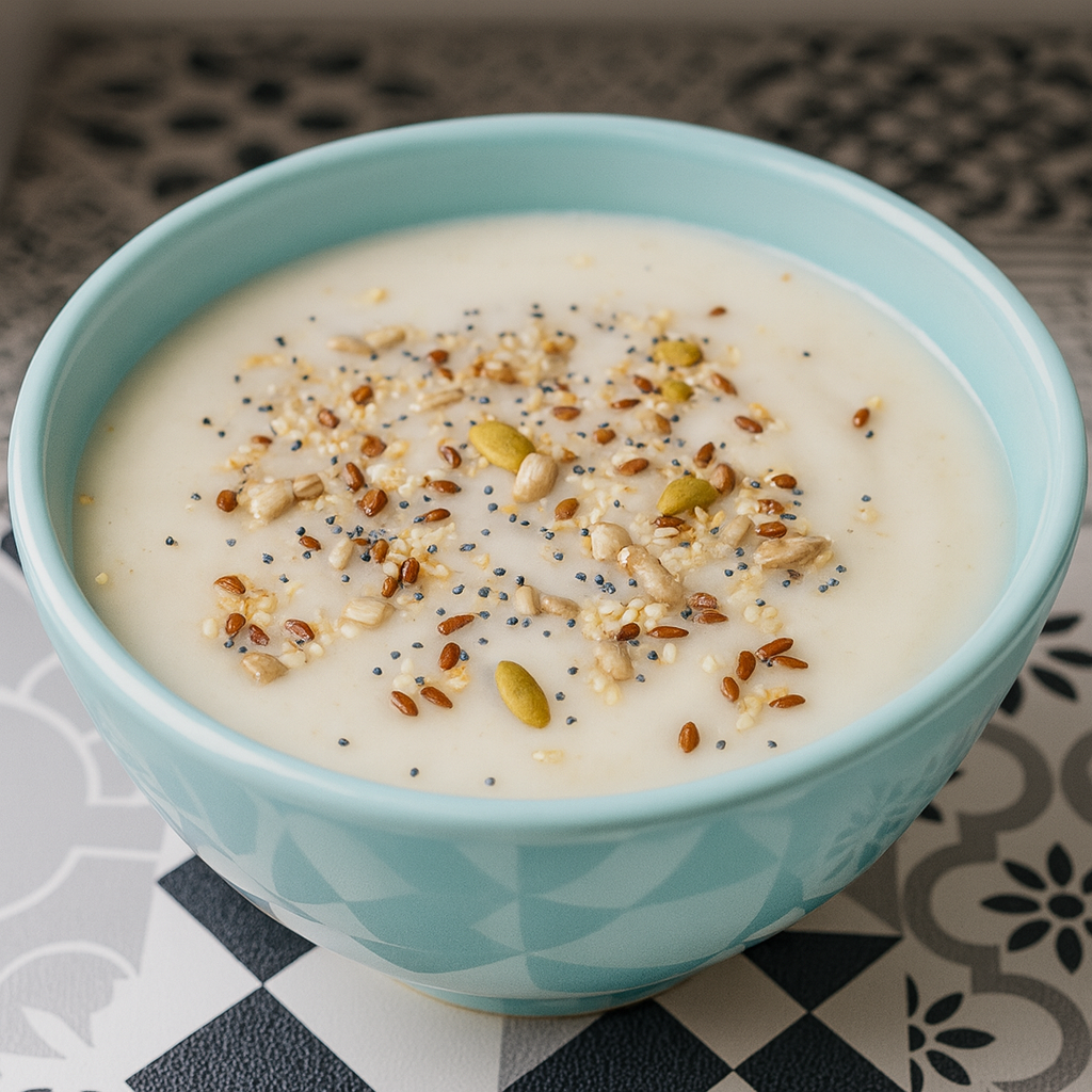 Crema de coliflor y coco