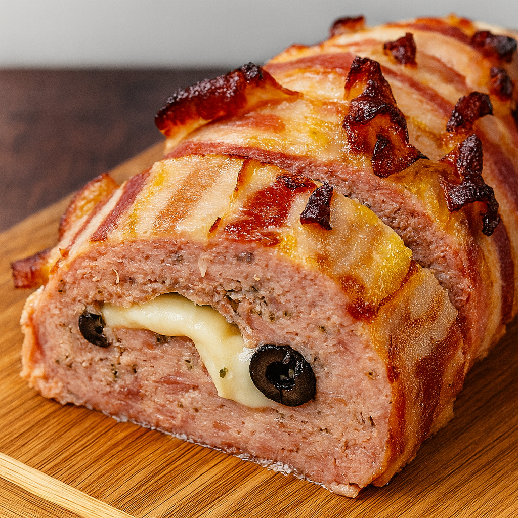 Rollo de pollo relleno