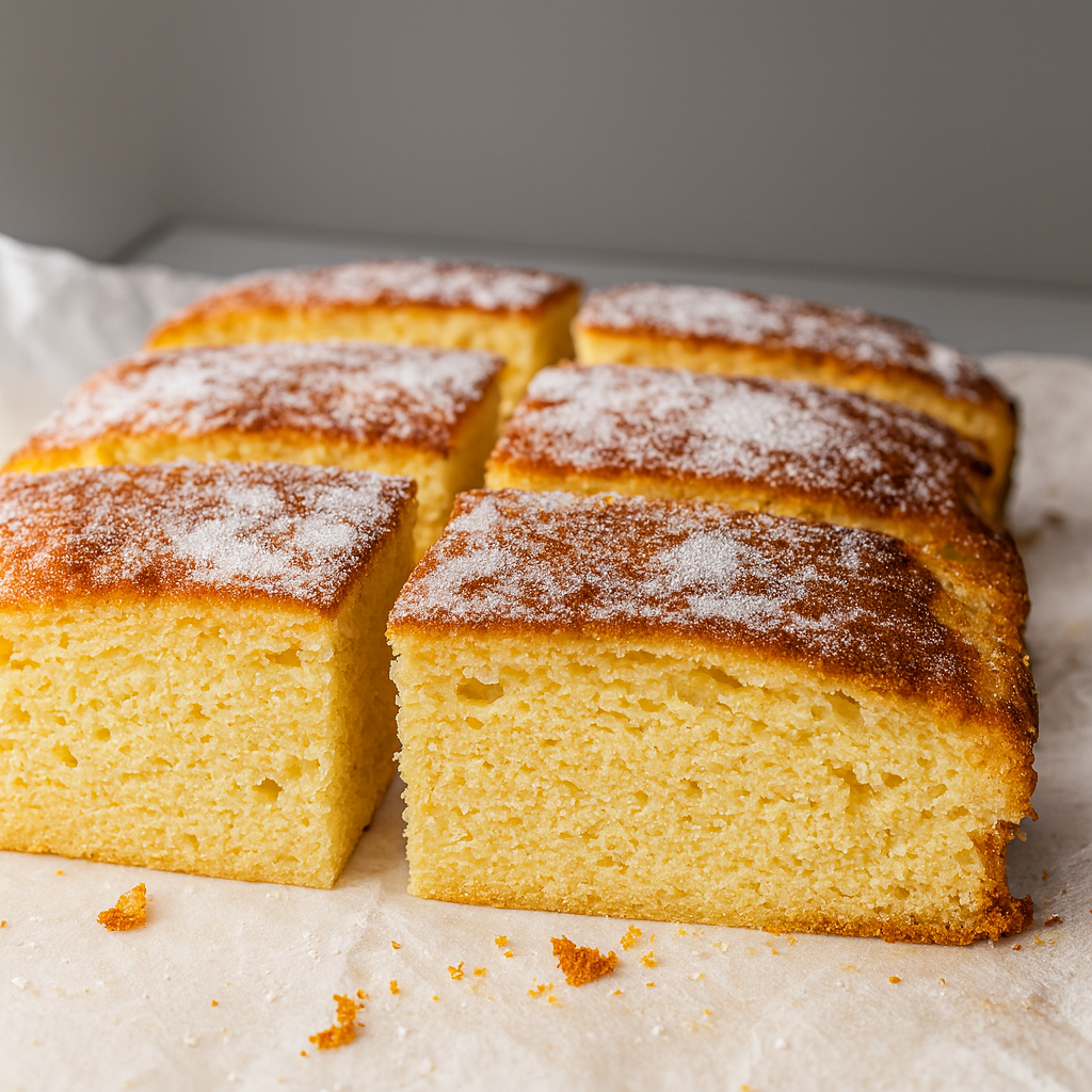 Bizcocho tipo sobao pasiego