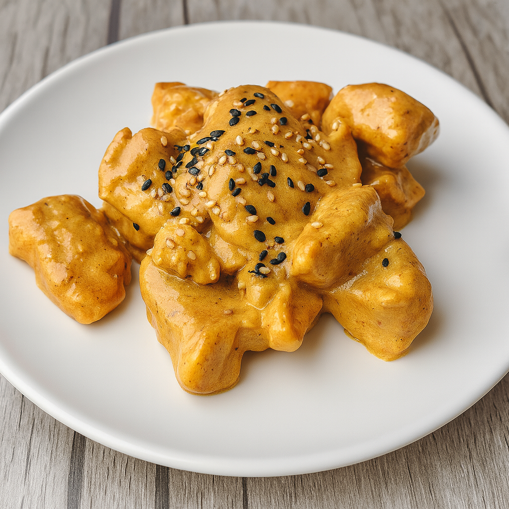 Pollo satay con cacahuete (a mi manera)