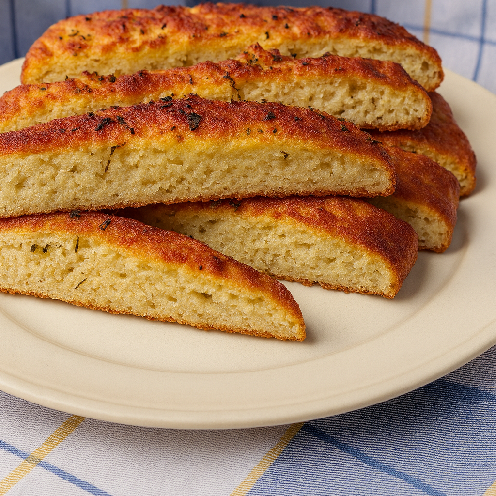 Keto garlic bread o Pan de ajo