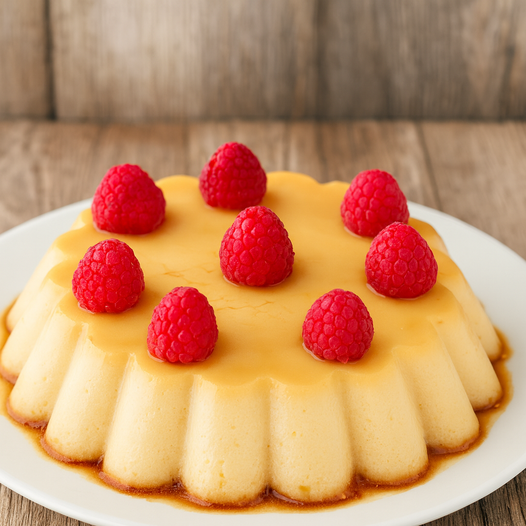 Flan de huevo keto