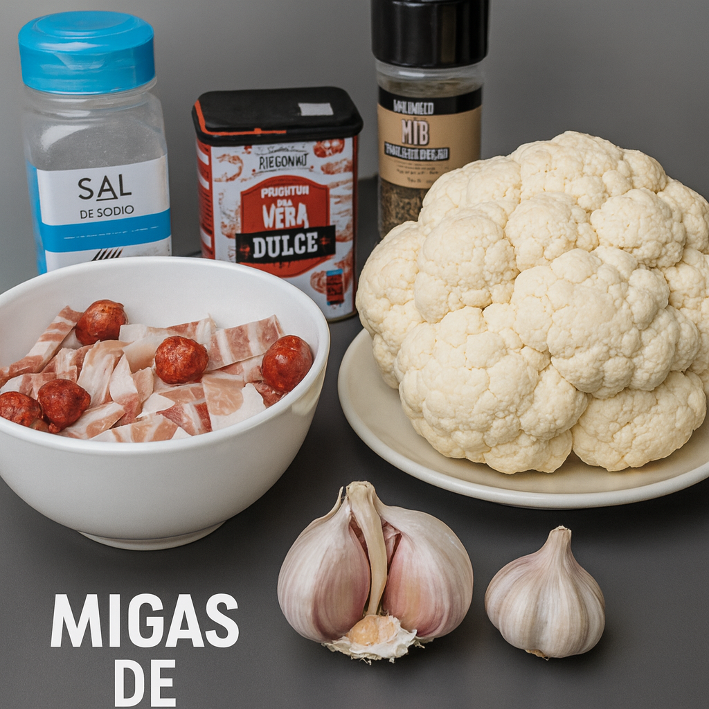 Migas de coliflor