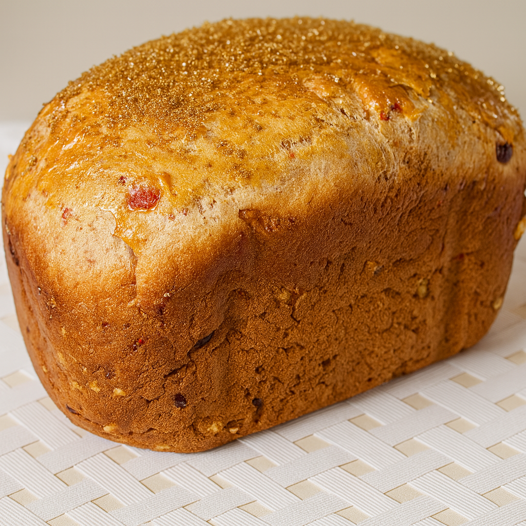 Pan de canela, nueces y pasas  (panificadora)